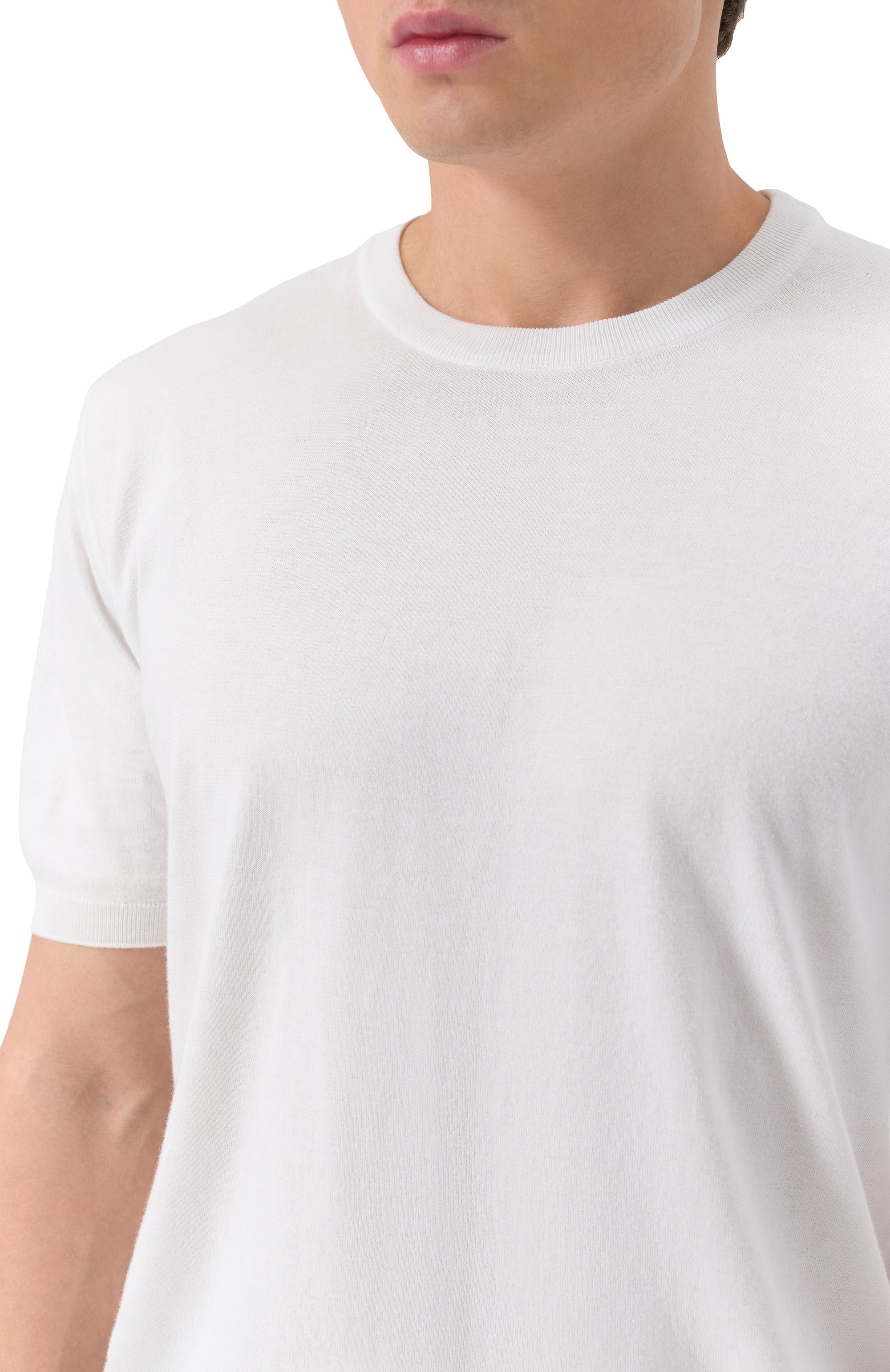 Хлопковый джемпер KITON, арт. UMKXX3740C, фото 5