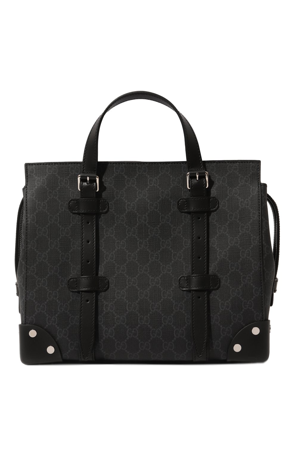 Сумка-тоут gg GUCCI черного цвета по цене 243360 руб., арт. 643814 HUHFN, фото 1 Сумка-тоут gg GUCCI, арт. 643814 HUHFN, фото 1