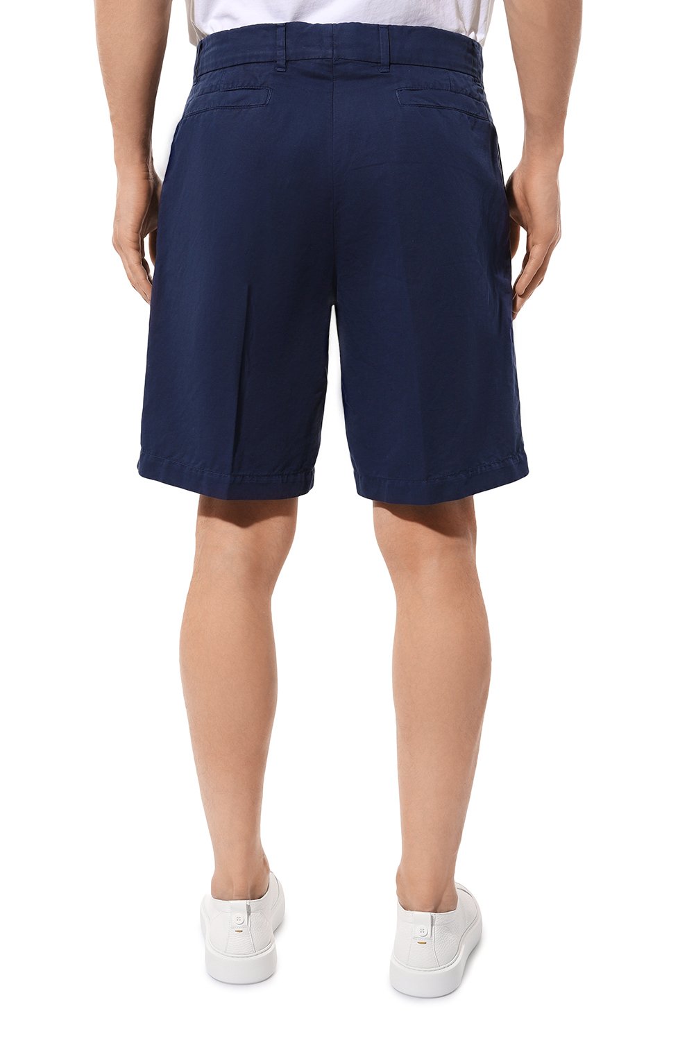 Шорты изо льна и хлопка BRUNELLO CUCINELLI, арт. M291DU0010, фото 4