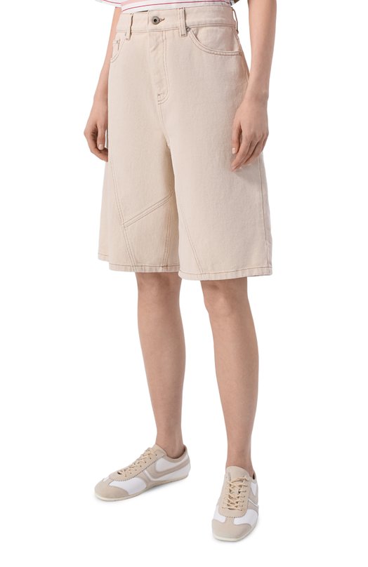 Джинсовые шорты Halfboy HS261WB004 DM013/BERMUDA Кремовый  HS261WB004 DM013/BERMUDA Фото 3