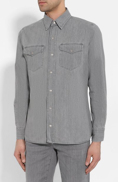 Джинсовая рубашка TOM FORD, арт. 7FT410/94U2HE, фото 3