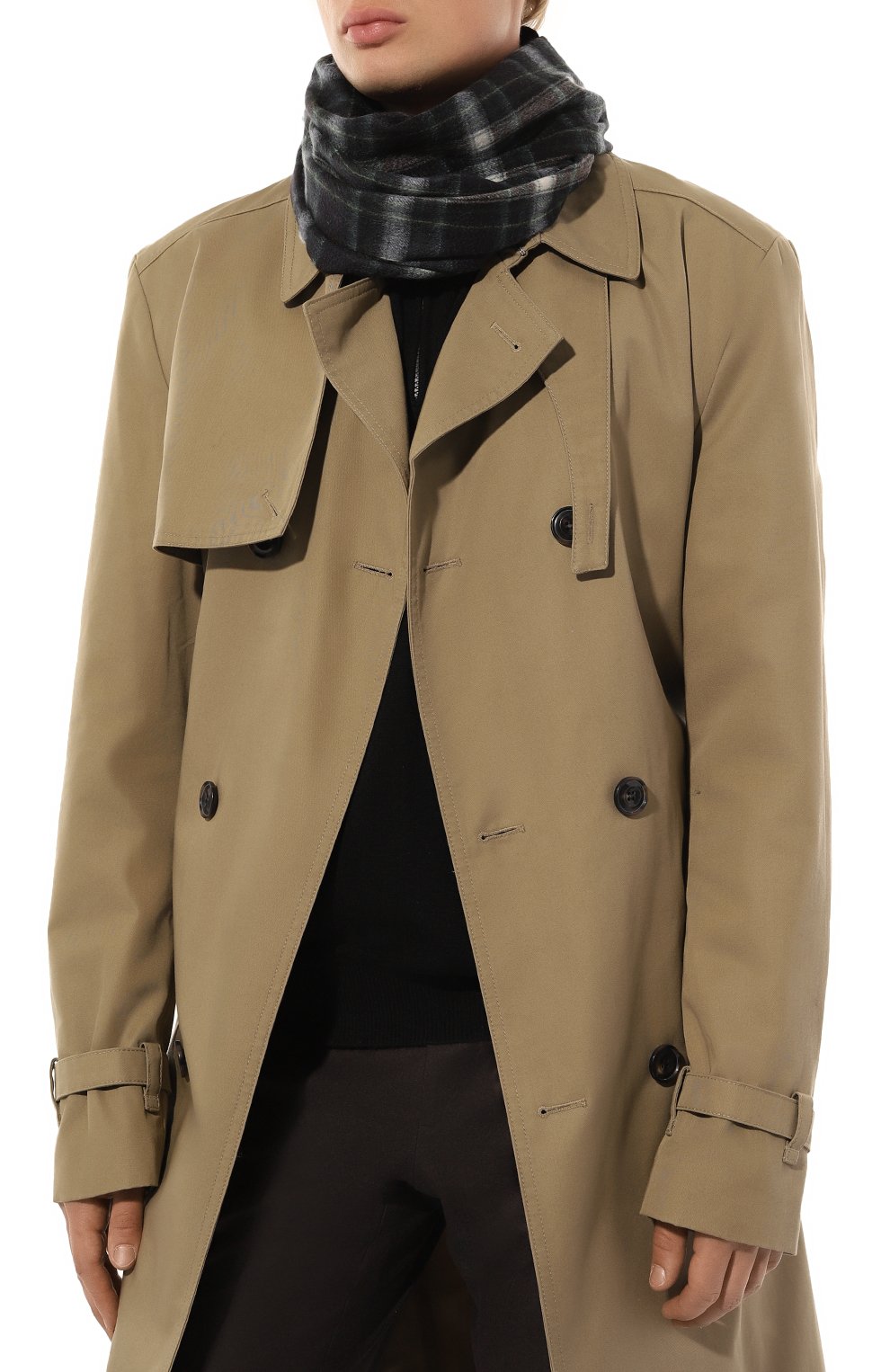 Кашемировый шарф COLOMBO, арт. S1143/5456-DNBA, фото 2