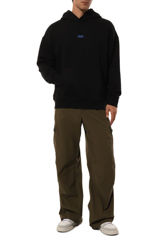 

Хлопковое худи HUGO Blue, Чёрный