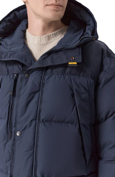 Пуховик PARAJUMPERS темно-синего цвета по цене 127500 руб., арт. 26WMPMPUHF03, фото 5 Пуховик PARAJUMPERS, арт. 26WMPMPUHF03, фото 5