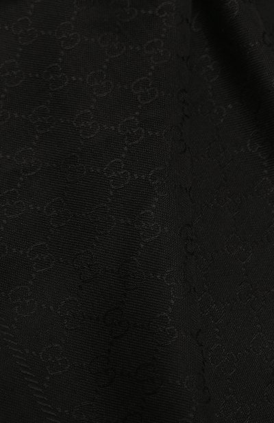 Шаль из шелка и шерсти GUCCI черного цвета по цене 61920 руб., арт. 406236 3G632, фото 4 Шаль из шелка и шерсти GUCCI, арт. 406236 3G632, фото 4