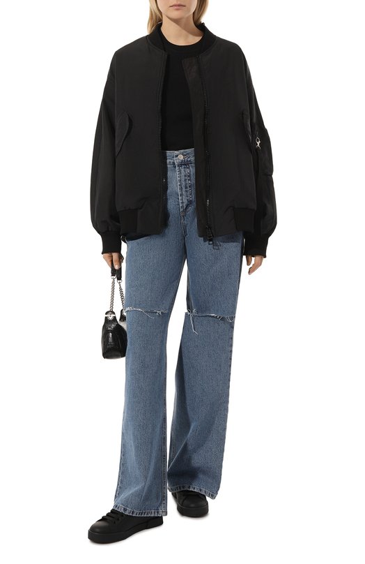 Кожаные кеды Portofino Dolce & Gabbana CK1545/AC330 Чёрный  CK1545/AC330 Фото 2