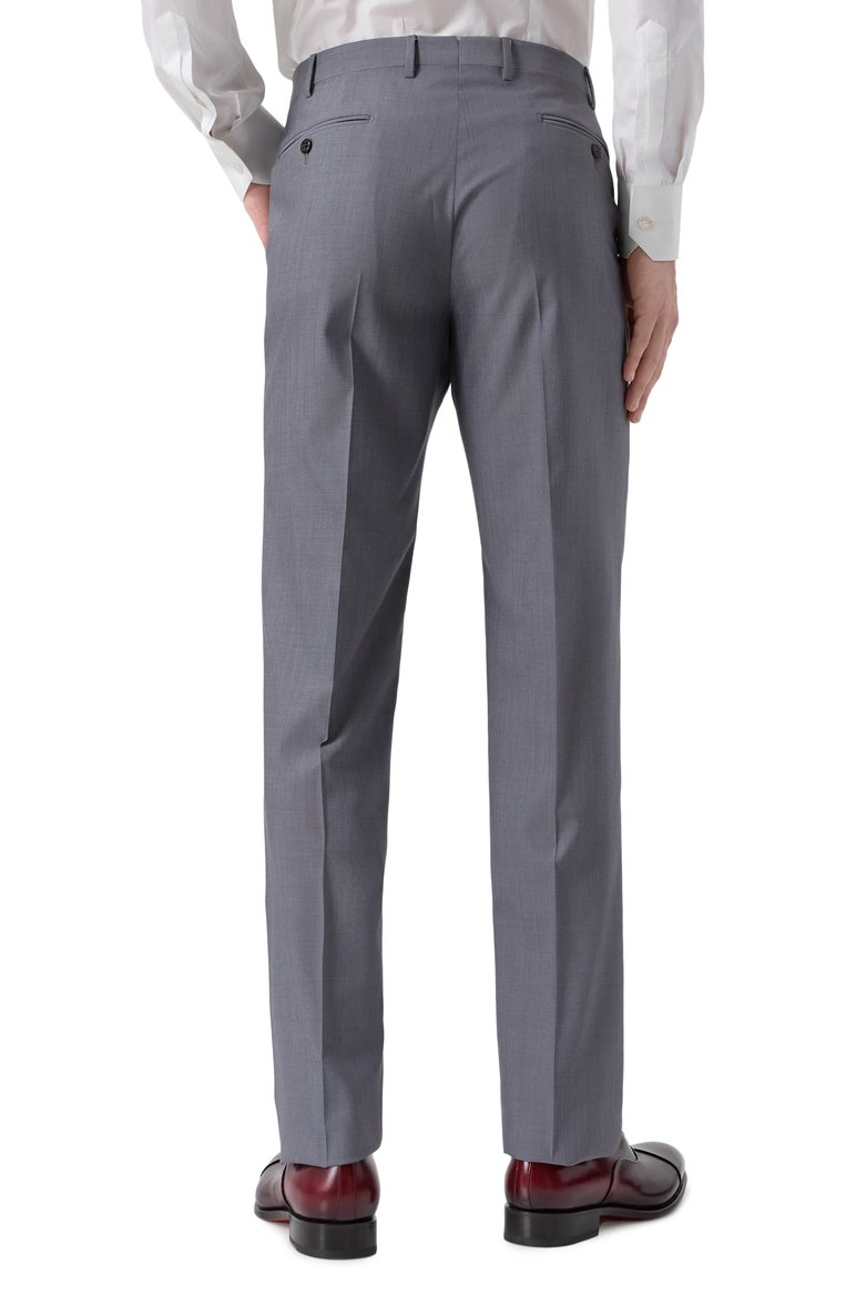 Мужской шерстяной костюм CORNELIANI серого цвета, арт. 256005-2518414_SET | Фото 7 (Материал внешний: Шерсть; Рукава: Длинные; Стили: Классический; Костюмы М: Однобортный)
