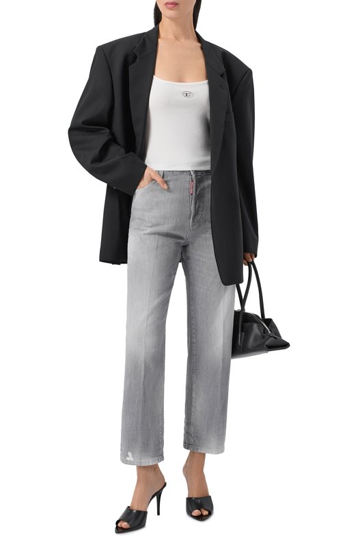 Хлопковая майка Diesel A19911/0JMBA Белый  A19911/0JMBA Фото 2