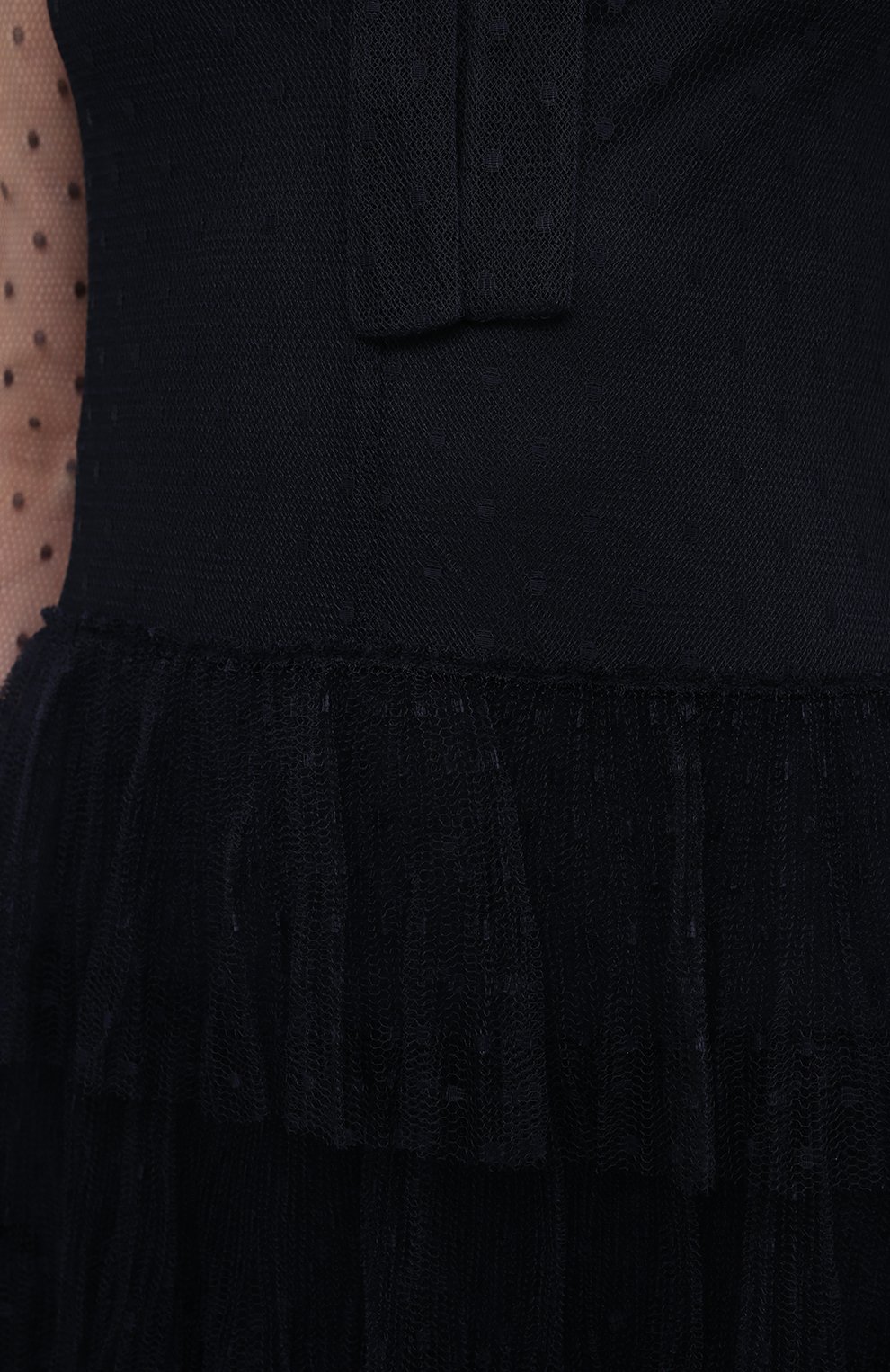 Платье REDVALENTINO темно-синего цвета по цене 192500 руб., арт. WR3VAAJ5/428, фото 5 Платье REDVALENTINO, арт. WR3VAAJ5/428, фото 5