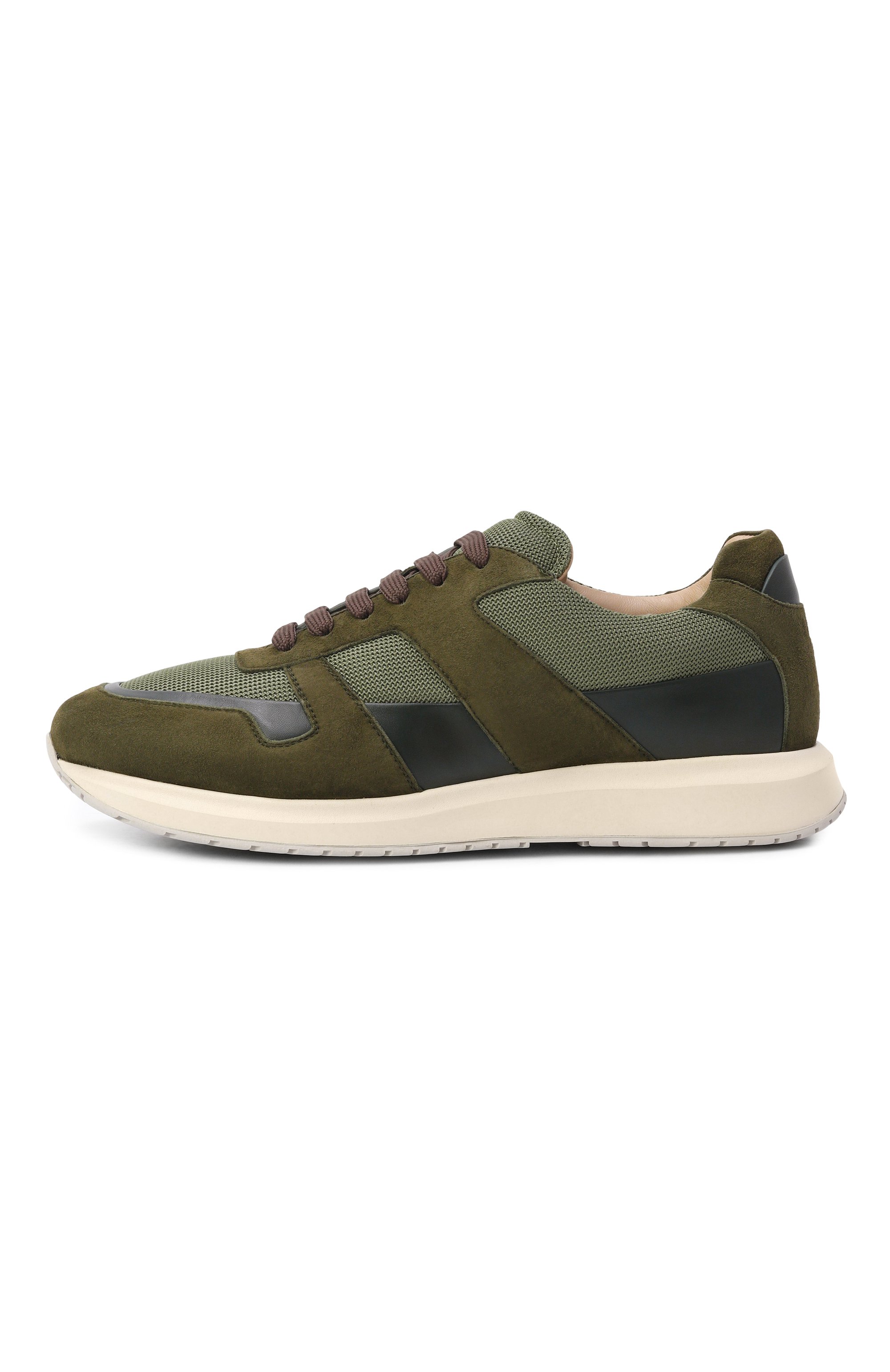 Комбинированные кроссовки MVST, арт. SNEAKER 7/CALFSKIN+SUEDE+NYL0N, фото 3