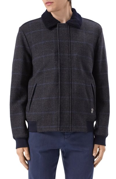 Шерстяной бомбер с подкладкой из овчины STEFANO RICCI, арт. M7J0300020/HC548P, фото 3