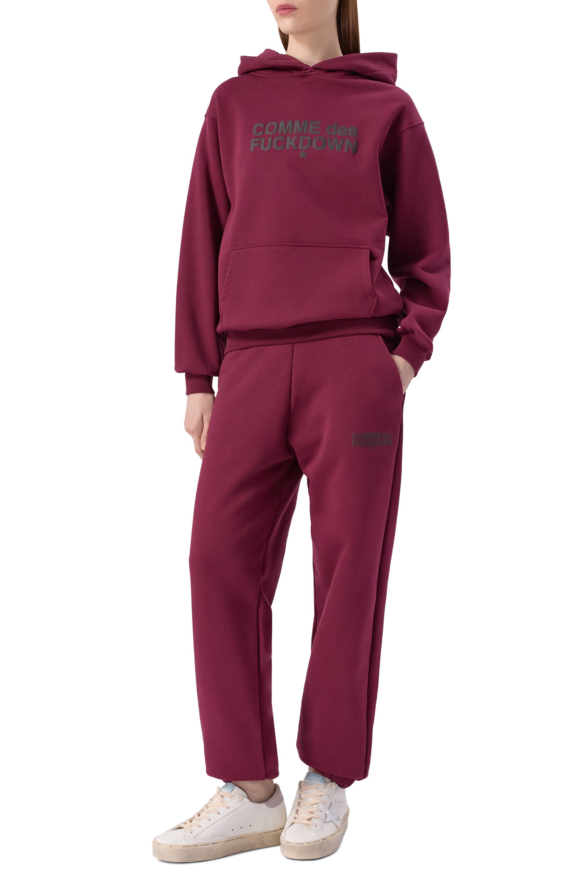 Хлопковые джоггеры COMME DES FUCKDOWN, арт. CFABW01357, фото 2