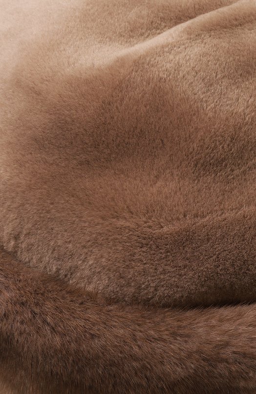 Шапка из меха норки VICTORIA KUSENKOVA 061911933455 Бежевый  061911933455 Фото 4