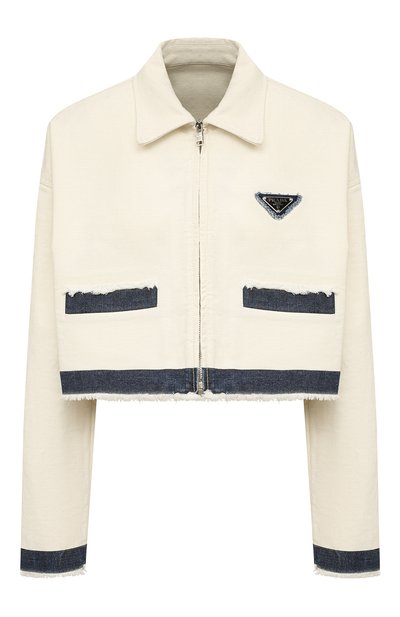 Женская джинсовая куртка PRADA, арт. GFB287-10G1-F01CD-221