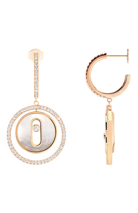 Серьги Messika 12764-PG Бесцветный  12764-PG Фото 2