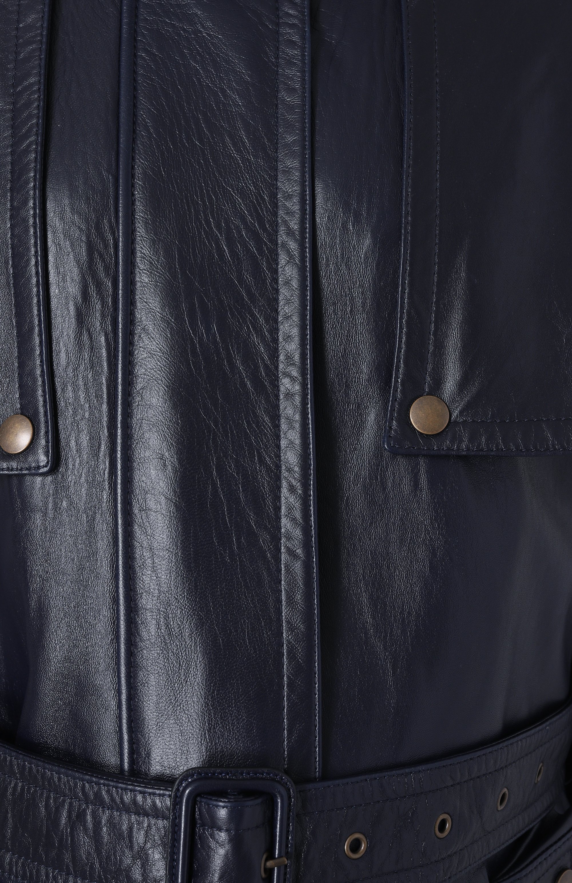 Кожаный тренч CHLOÉ, арт. CHC24WCM10202, фото 6