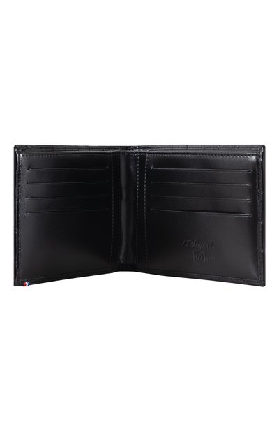 Кожаное портмоне S.T. DUPONT черного цвета по цене 39600 руб., арт. 180063, фото 2 Кожаное портмоне S.T. DUPONT, арт. 180063, фото 2