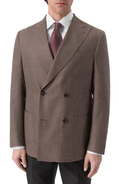 Пиджак из шерсти и шелка CORNELIANI, арт. 25X009-2516206, фото 4