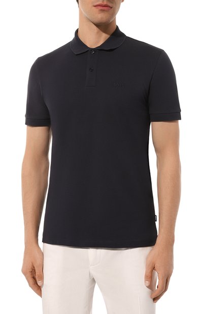 Хлопковое поло BOSS, арт. 50468362, фото 3