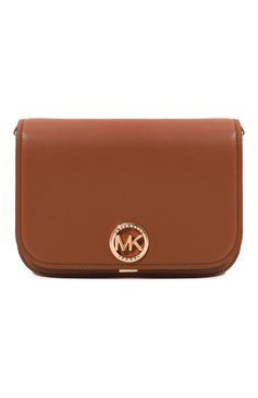 Женская сумка delancey medium MICHAEL MICHAEL KORS коричневого цвета, арт. 30S4GD8M2L | Фото 1 (Драгоценные камни: Проставлено; Ремень/цепочка: На ремешке; Размер: medium; Материал сплава: Проставлено; Материал: Натуральная кожа)