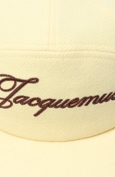 Шерстяная бейсболка JACQUEMUS, арт. 25HACU00790/AW00702, фото 3