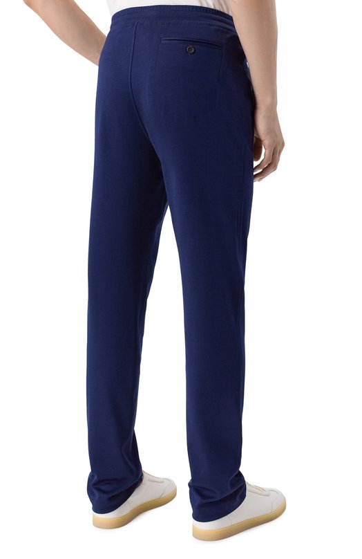 Брюки из хлопка и шелка MVST 13M710/B000/MUST Синий  13M710/B000/MUST Фото 4