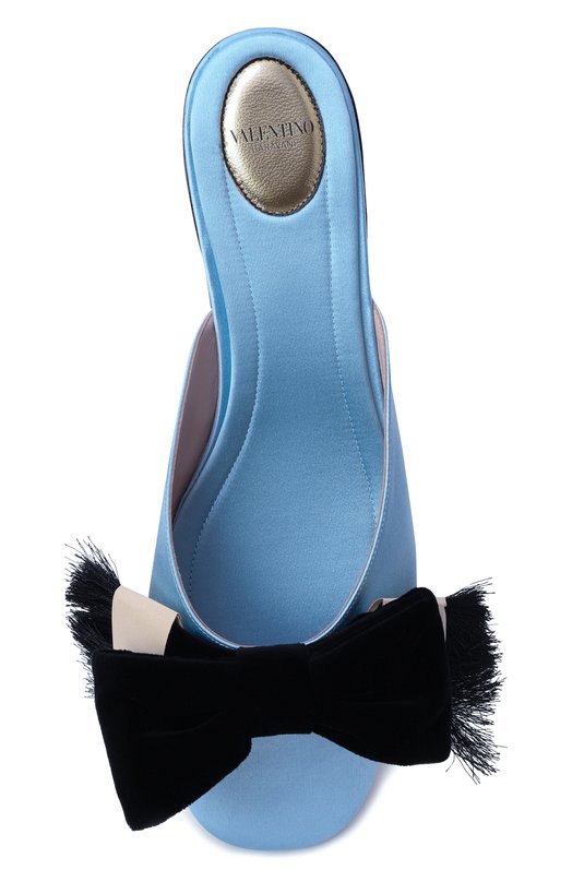 Текстильные сабо Reinette Valentino 8W2S0NK7/RAA Голубой  8W2S0NK7/RAA Фото 6