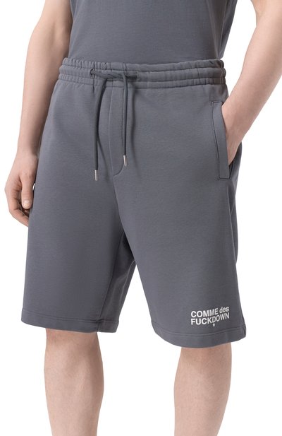 Хлопковые шорты COMME DES FUCKDOWN, арт. CFABM01505, фото 3