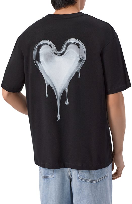 Хлопковая футболка Comme des Fuckdown CFABM01968 Чёрный  CFABM01968 Фото 4