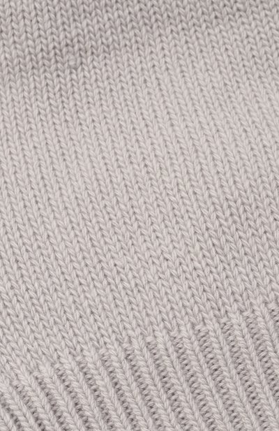 Шапка из шерсти и кашемира MANZONI24 светло-серого цвета по цене 16500 руб., арт. 25MBCAPPELL0-X, фото 3 Шапка из шерсти и кашемира MANZONI24, арт. 25MBCAPPELL0-X, фото 3