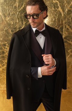 Мужской шелковый галстук-бабочка GIORGIO ARMANI черного цвета, арт. 360031/8P998 | Фото 6 (Материал: Текстиль, Шелк; Нос: Не проставлено; Материал сплава: Проставлено; Автоматизация Diginetica: Не назначено)