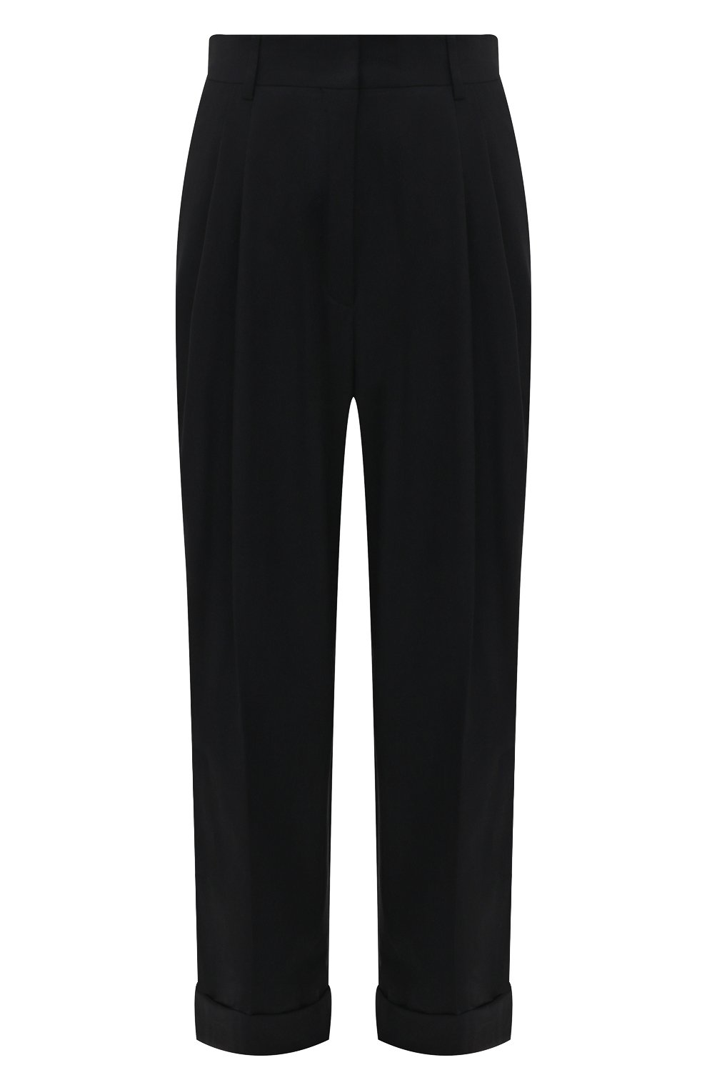 Хлопковые брюки DRIES VAN NOTEN темно-синего цвета по цене 57000 руб., арт. 221-010929-4284, фото 1 Хлопковые брюки DRIES VAN NOTEN, арт. 221-010929-4284, фото 1
