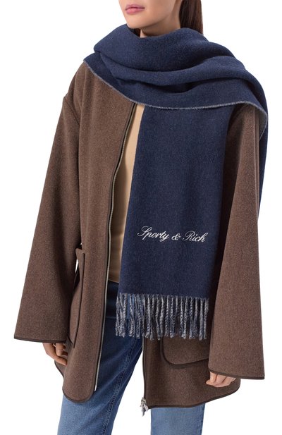 Женский шерстяной шарф SPORTY AND RICH, арт. AC08566326GY24
