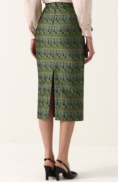 Жаккардовая юбка-карандаш с оборками TATA NAKA, арт. TN20015/JACQUARD, фото 4