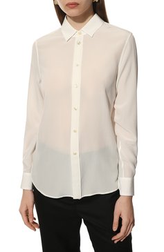 Шелковая рубашка SAINT LAURENT, арт. 395733/Y100W, фото 3