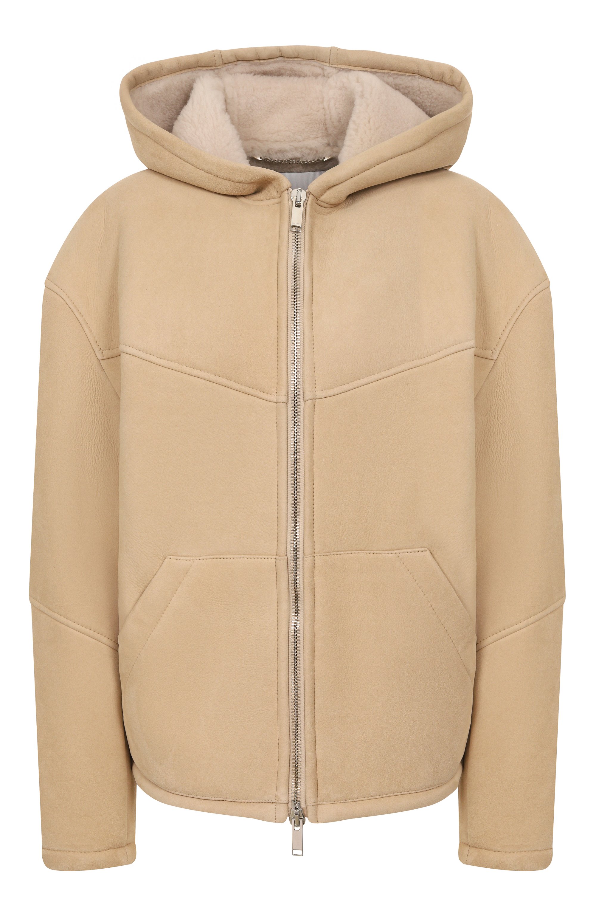 Дубленка из овчины HALFBOY бежевого цвета по цене 320500 руб., арт. HF251WL178, фото 1 Дубленка из овчины HALFBOY, арт. HF251WL178, фото 1