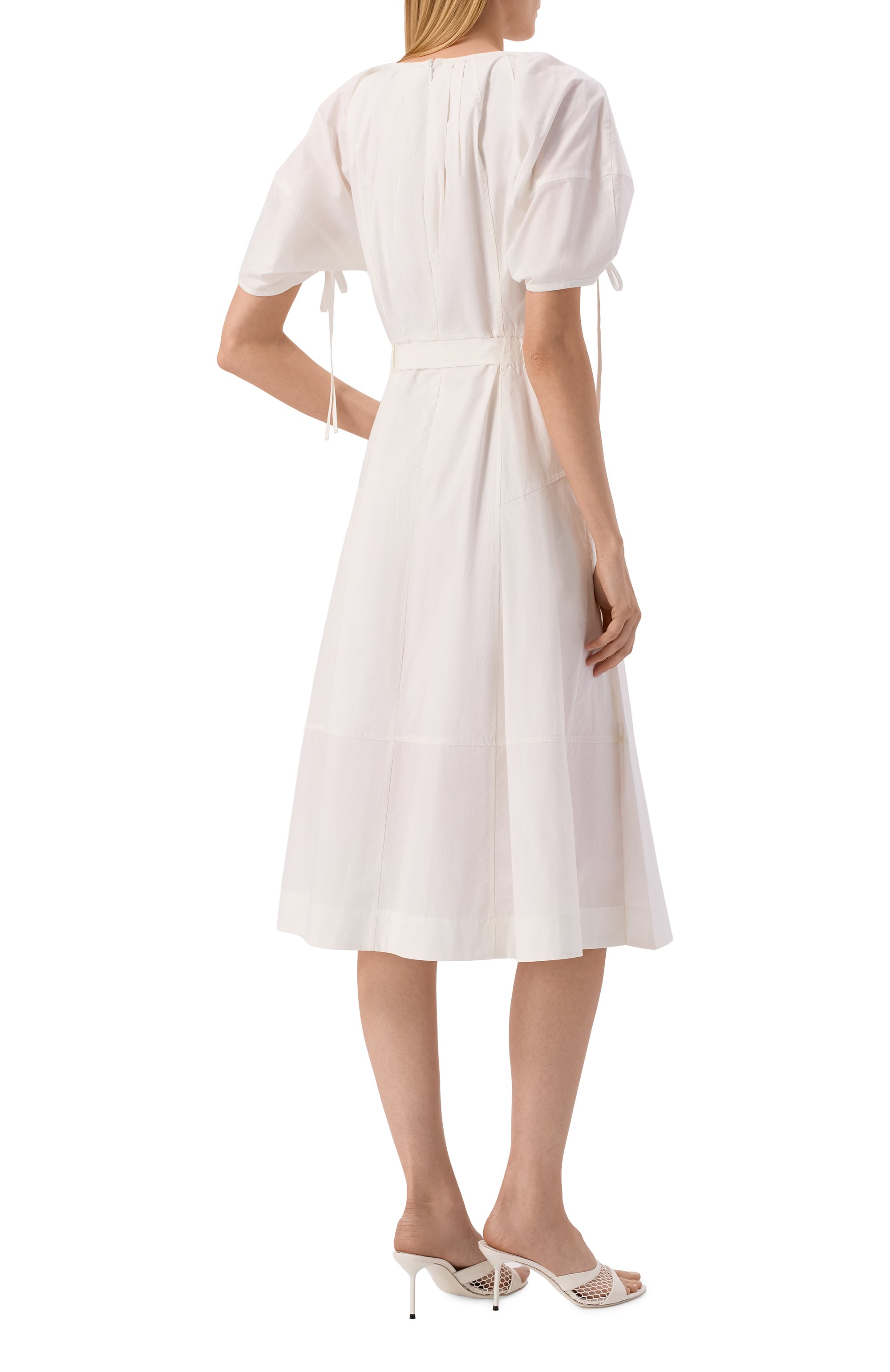 Хлопковое платье 3.1 PHILLIP LIM кремового цвета по цене 95000 руб., арт. E262-91040/CXT, фото 3 Хлопковое платье 3.1 PHILLIP LIM, арт. E262-91040/CXT, фото 3