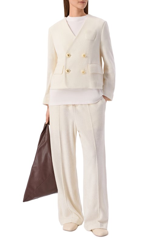 Хлопковый жакет Undercover UP1F1103 Кремовый  UP1F1103 Фото 2