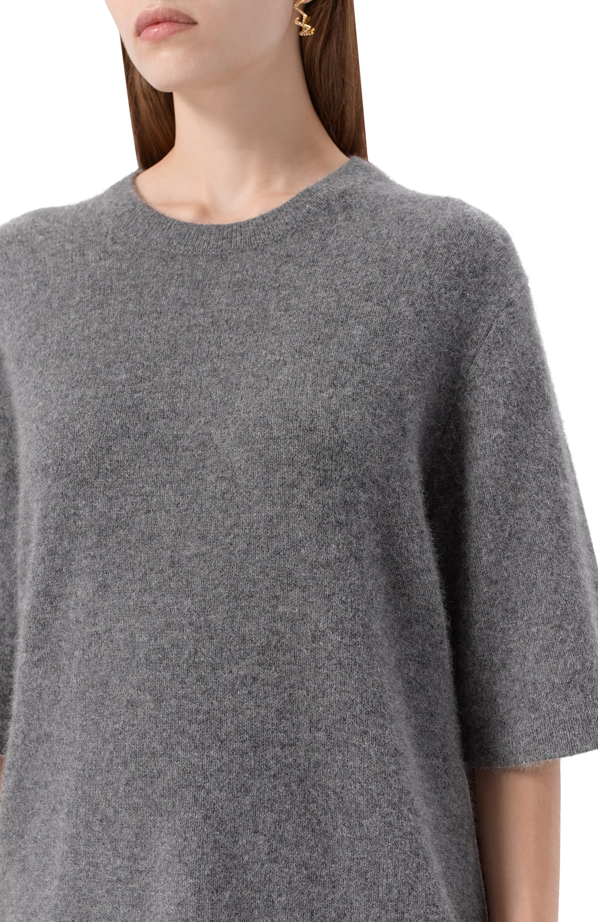 Шерстяной пуловер LOULOU DE SAISON, арт. RAVEN, фото 5