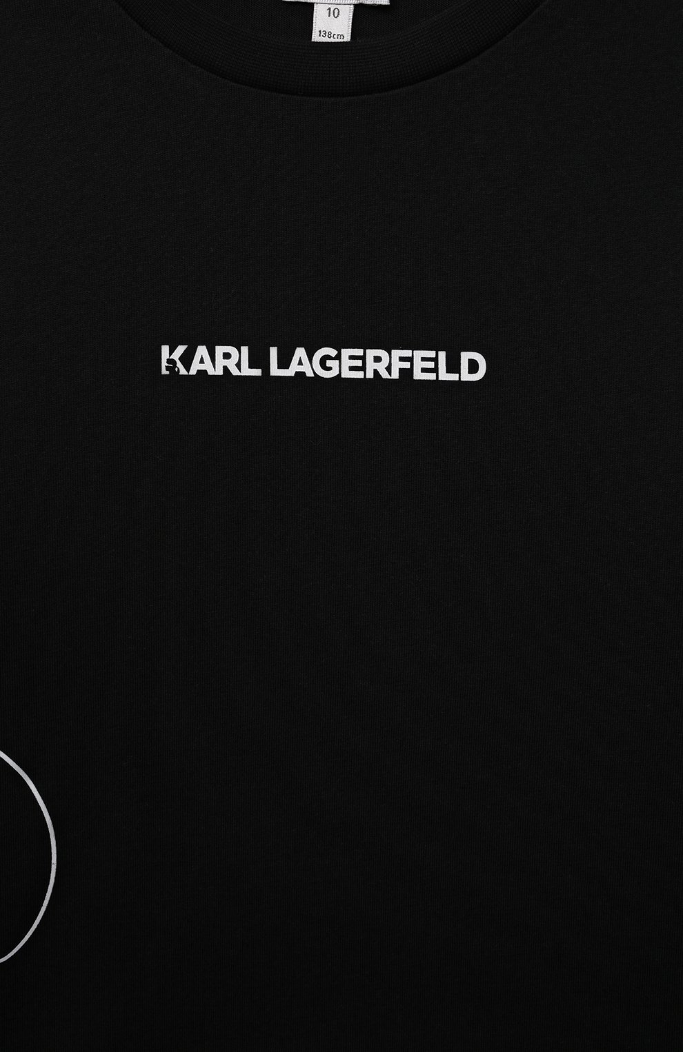 Хлопковый лонгслив KARL LAGERFELD KIDS, арт. Z25306, фото 3