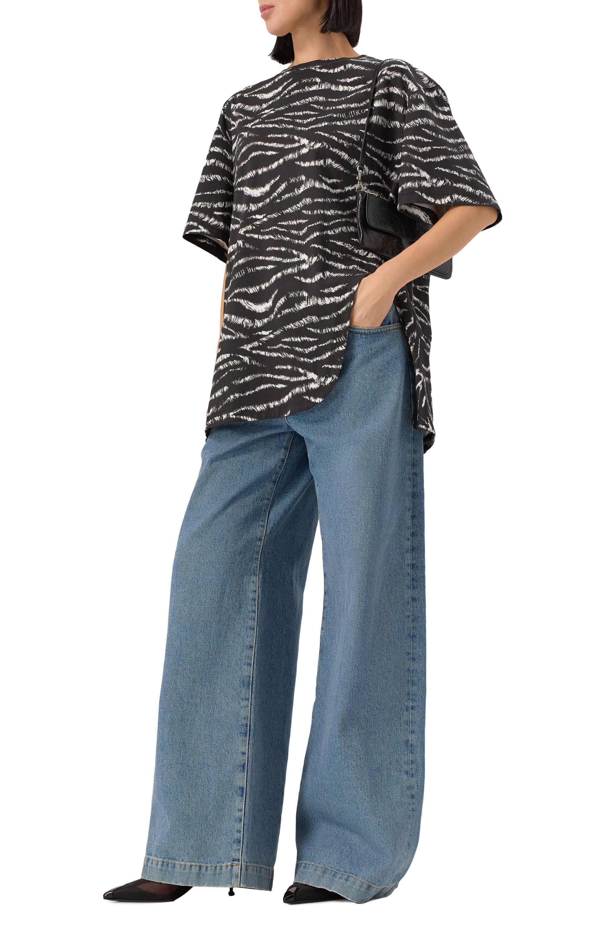 Хлопковая футболка THE ATTICO, арт. 250WCT00350/JJJ025PR, фото 2