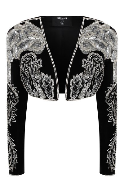 Женский жакет из вискозы и шелка BALMAIN, арт. UF17751/A066