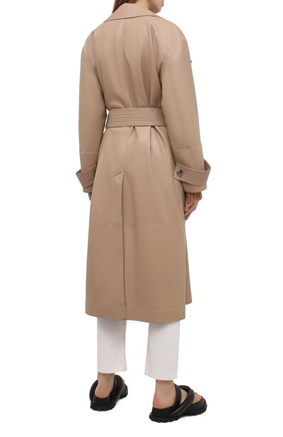 Плащ из экокожи NANUSHKA, арт. AMAL_SANDST0NE_VEGAN LEATHER, фото 4