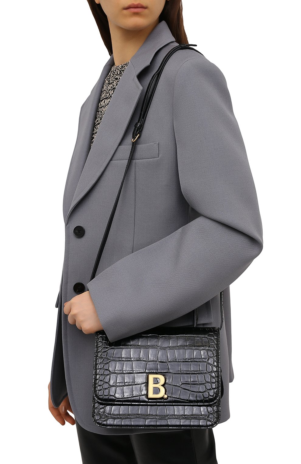 Сумка b. BALENCIAGA черного цвета по цене 127500 руб., арт. 644205/1LR7M, фото 5 Сумка b. BALENCIAGA, арт. 644205/1LR7M, фото 5