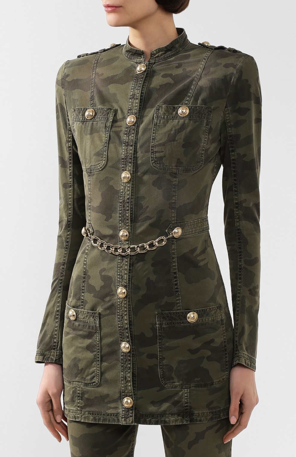 Джинсовый жакет BALMAIN, арт. TF17732/D015, фото 3