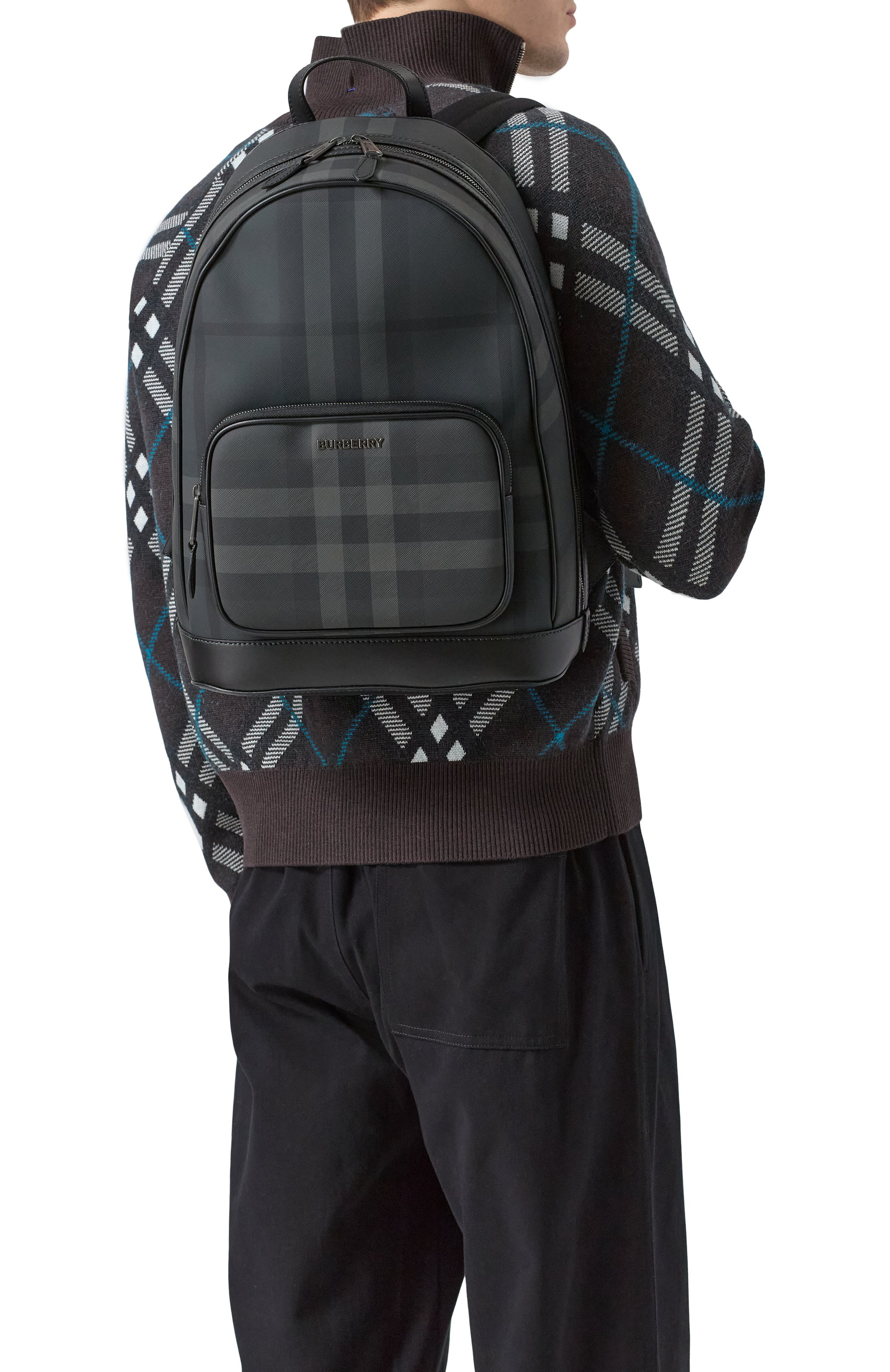 Рюкзак rocco BURBERRY темно-серого цвета по цене 263000 руб., арт. 8065630, фото 2 Рюкзак rocco BURBERRY, арт. 8065630, фото 2
