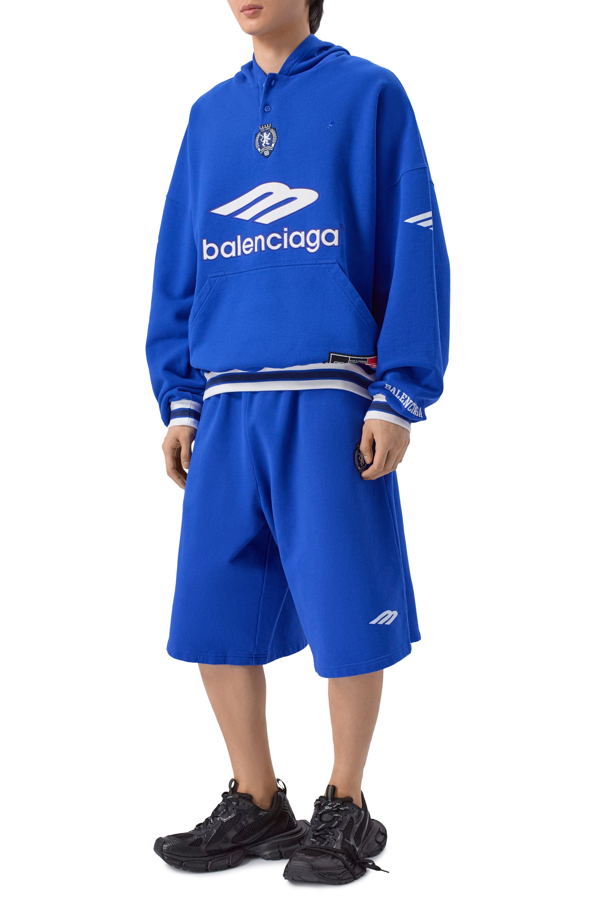 Хлопковое худи BALENCIAGA, арт. 827939/TTVQ8, фото 2