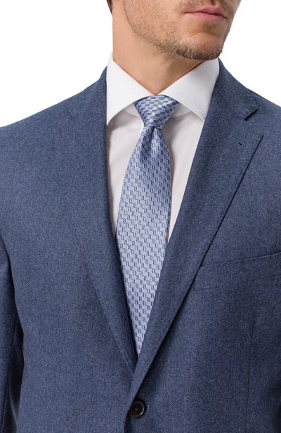 Мужской шелковый галстук CANALI, арт. 18/HJ04531