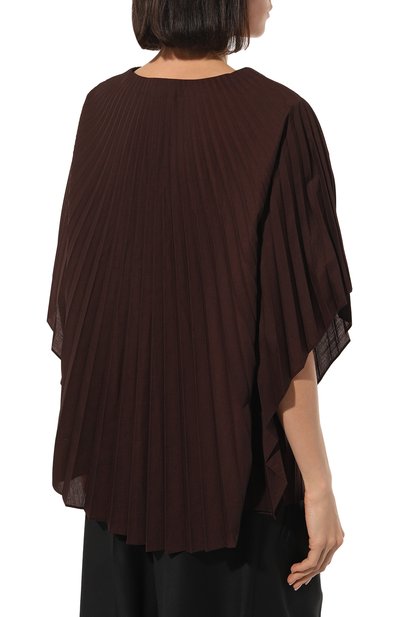 Топ DRIES VAN NOTEN бордового цвета по цене 67450 руб., арт. 231-010756-6251, фото 4 Топ DRIES VAN NOTEN, арт. 231-010756-6251, фото 4