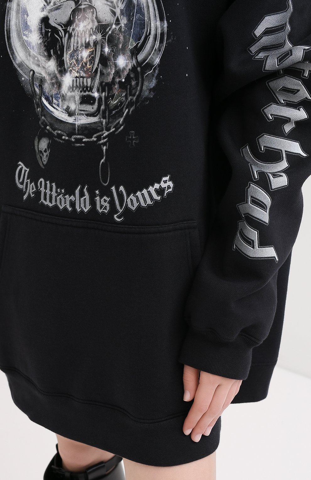 Хлопковое худи VETEMENTS, арт. UAH21TR613 1605/W, фото 5